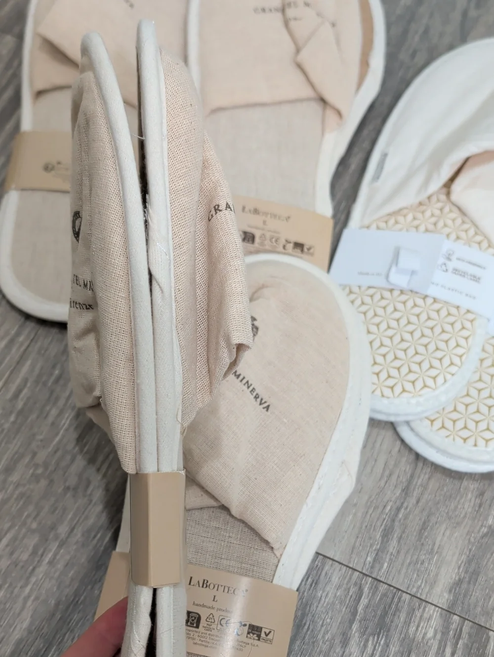 Luxury Hotel Slippers Bundle - 6 Pairs New
